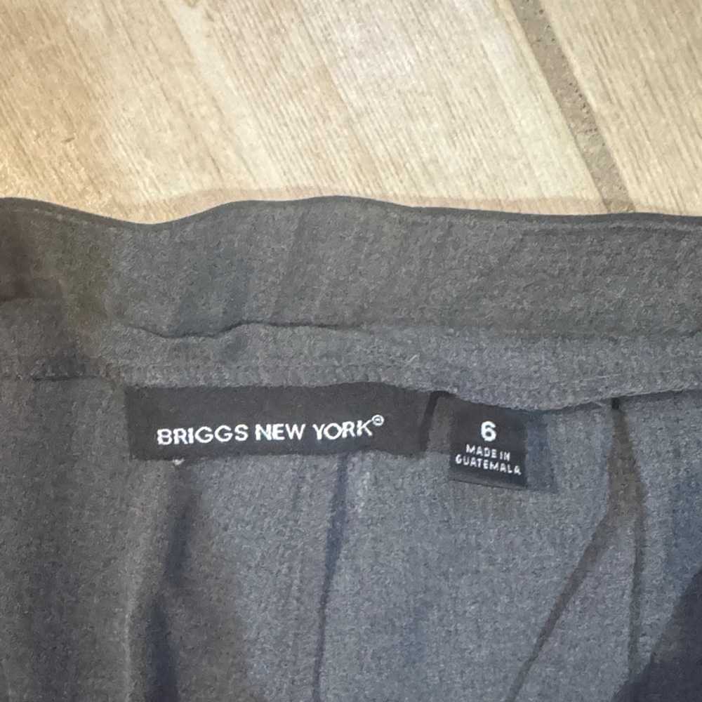 Briggs New York Women's Gray Trousers / E64 - Picture 4 of 5